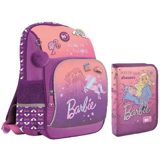 Набір шкільний Yes S-60_Collection Barbie 2 предм.