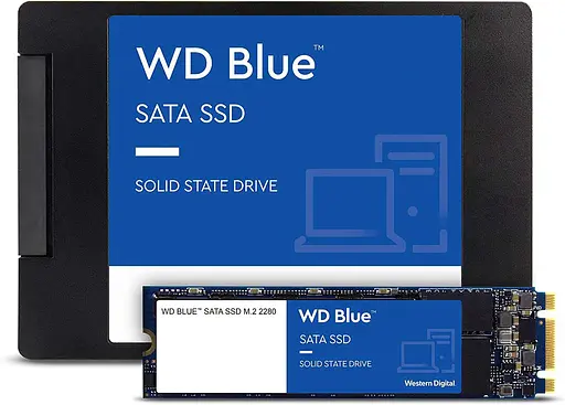 Накопитель SSD Western Digital Sata 2.5" 500Gb WD Blue 480 512 (WDS500G3B0A) - фото 3