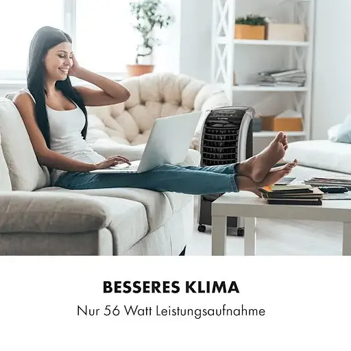 Охолоджувач-вентилятор Klarstein Maxfresh 4-в-1 Чорний (10029394) - фото 7