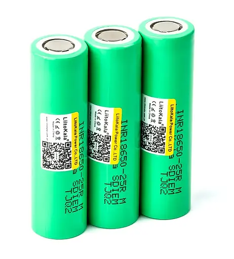Аккумулятор LiitoKala Lii-25R 18650 2500mah (Зеленый) - фото 3