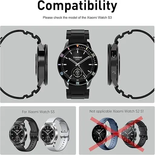 Безель Sikai для смартгодинника Xiaomi Watch S3/S4 Multicolor - фото 5