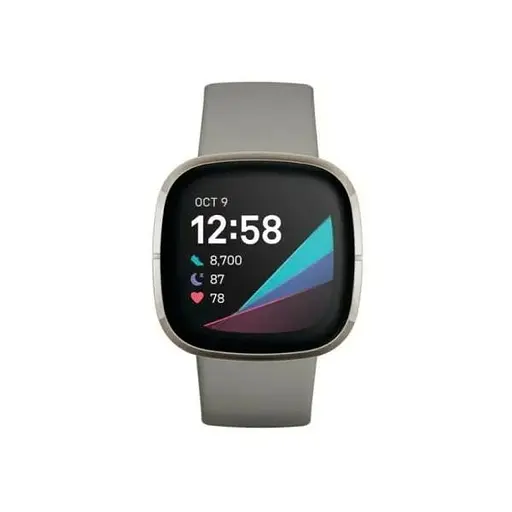 Смарт-годинник Fitbit Sense Silver Sage Grey (FB512SRSG) - фото 2