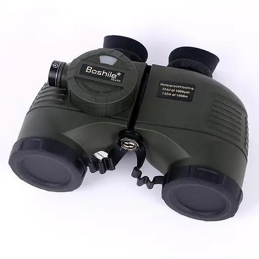 Бинокль Boshile 10х50 Admiral с дальномерной сеткой + компас - фото 2
