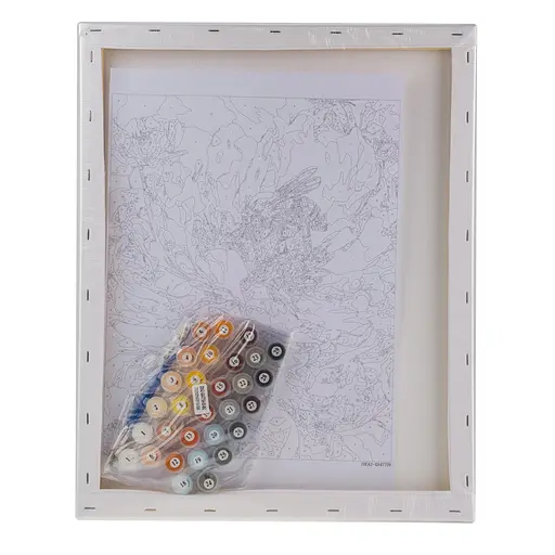 Набір для розпису по номерах "Оса в бутоні" 40*50 см, IDEA2-GX47759, ТМ "99IDEAS" - фото 6