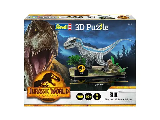 3D пазли Велоцераптор “Blue” - Парк Юрського Періоду Jurassic World Dominion Revell 00243 - фото 8