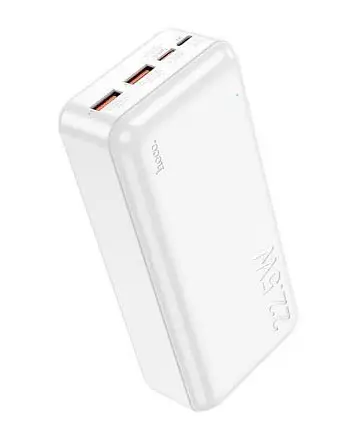 Повербанк Hoco J101B PowerBank 30000 mAh портативний акумулятор зарядний пристрій Білий - фото 2