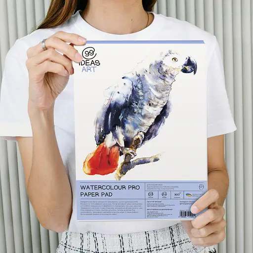 Склейка для акварели CP, А4 300 г/м2, 20 листов, (30% хлопок), 99IDEA9-WP3A4 - фото 3