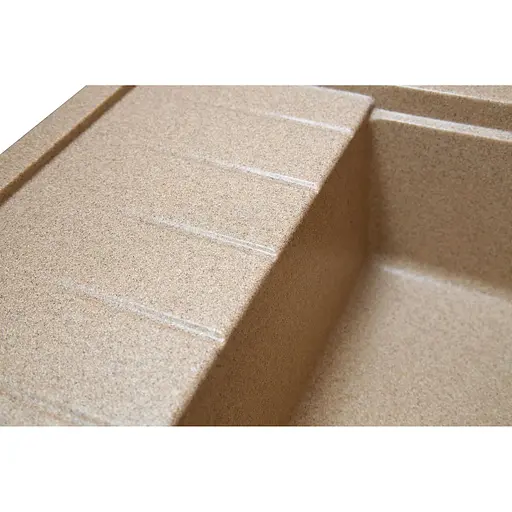 Кухонна мийка Romzha Patrat 78 Piesok (301) - фото 4