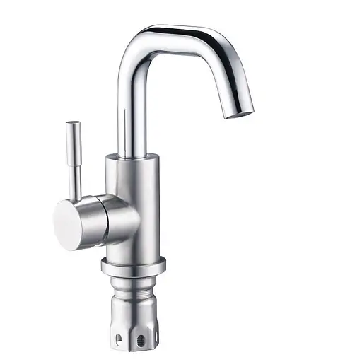 Змішувач для кухні Zegor SAP1-A090 нержавіюча сталь 30412 - фото 1