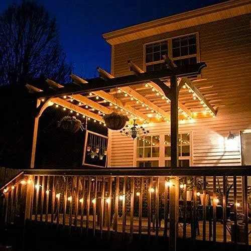 Вулична світлодіодна гірлянда Sun Lamp 7 м 50 LED на сонячній батареї "Кришталеві кулі" - фото 4