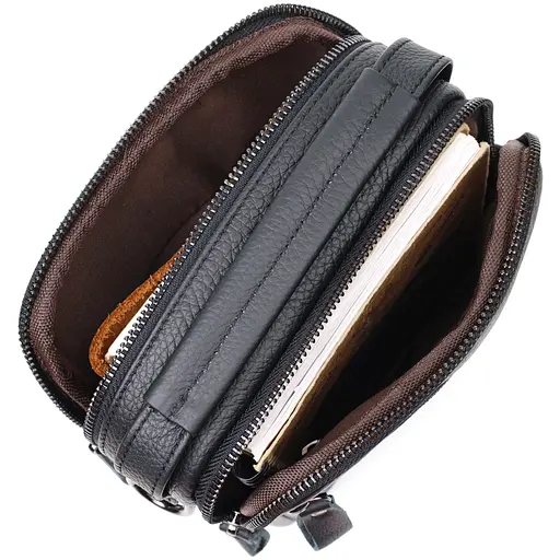 Шкіряна чоловіча сумка Vintage 17х21х7 см sum0023586 - фото 5