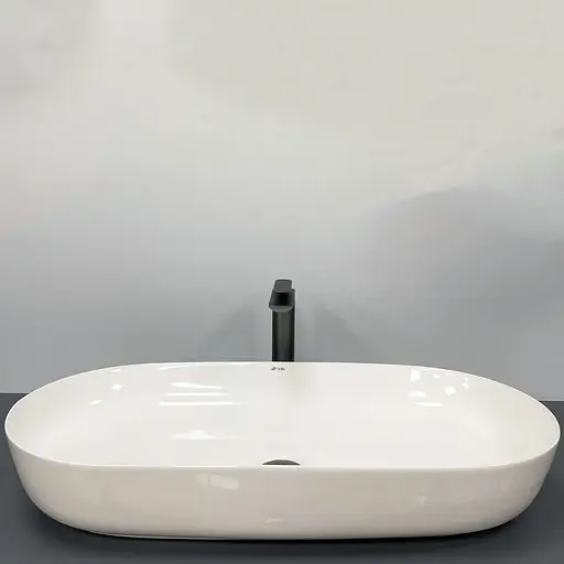 Умивальник VBI Andria M white накладний VBI-011701, Білий - фото 3