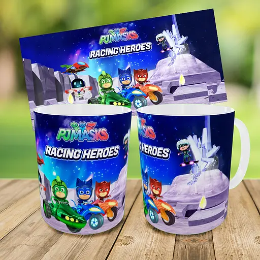 Набір дитячий Герої в Масках рюкзак 36х27см сумка-бананка, кружка з принтом для хлопчика (01636) - фото 9