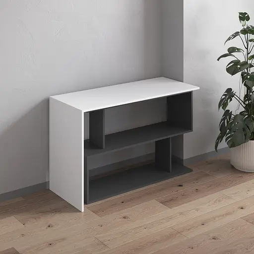 Cтол компьютерный Vays поворотный письменный cтол трансформер M-41 Белый-Антрацит - фото 3