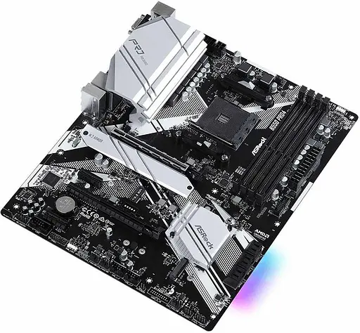 Материнская плата AsRock B550 PRO4 (B550 PRO4) (Socket AM4, AMD B550, Micro-ATX) - фото 3