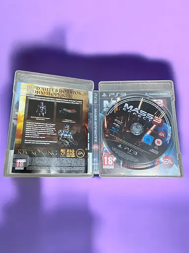Локализованный диск на PlayStation 3 лицензия Mass Effect 3 - фото 2