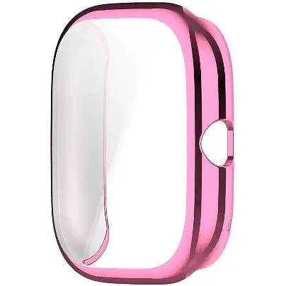 Чехол-накладка DK Silicone Face Case для Xiaomi Amazfit GTS 4 (pink rose) - фото 3