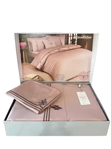 Постільна білизна Rosa Grey Сатин Преміум Maison D'or pbe0051908 - фото 2