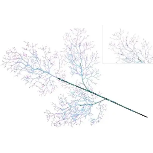 Ветка декоративная 71 см Искусственные материалы для декора и флористики Голубой - фото 1
