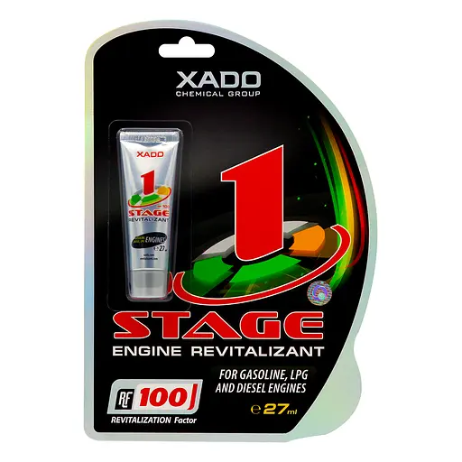 Ревитализатор Xado 1 Stage Revitalizant для восстановления бензиновых, газовых и дизельных двигателей 27мл(XA 10024_3) - фото 1