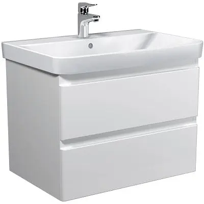 Тумба Мойдодир Unik 70-A Белый с умывальником Vivace 70 Белый - фото 1