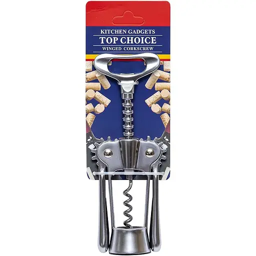 Штопор металевий з важелями "Top Choice" Н-827, 20см