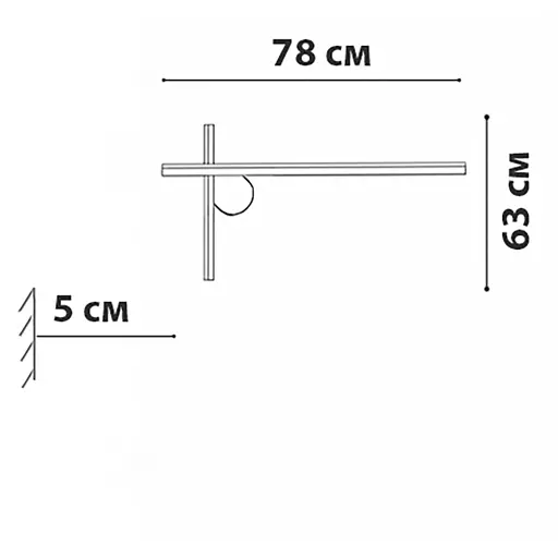 Бра Friendlylight Cross WL FL4037 - фото 4