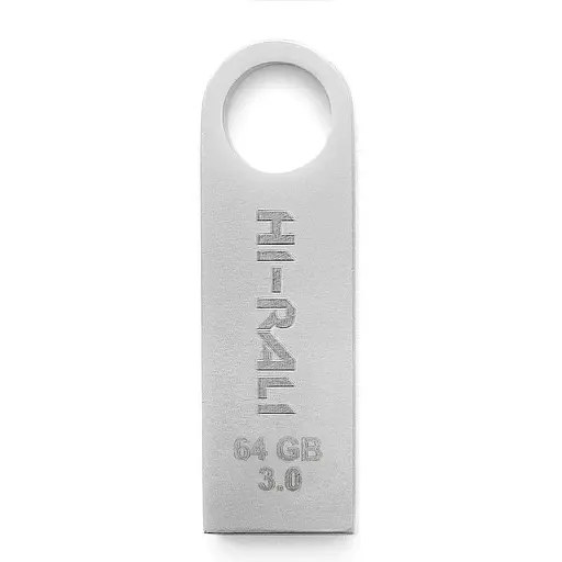Флеш накопитель USB 64Gb Hi-Rali Shuttle серебристый USB 3.0 (HI-64GB3SHSL) - фото 1