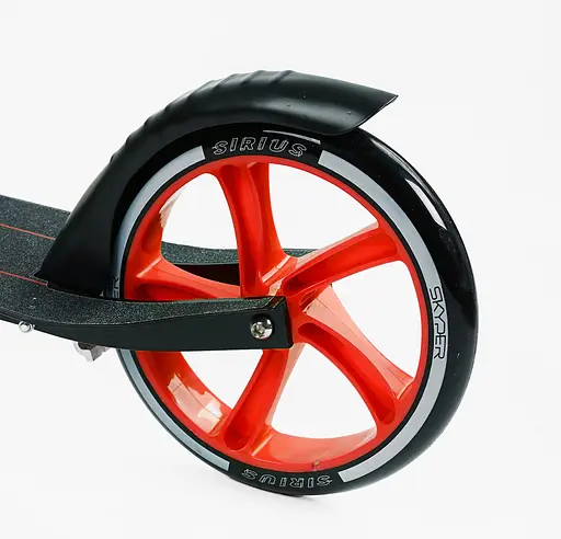Самокат двоколісний Skyper S-86735 Sirius чорночервоний - фото 6