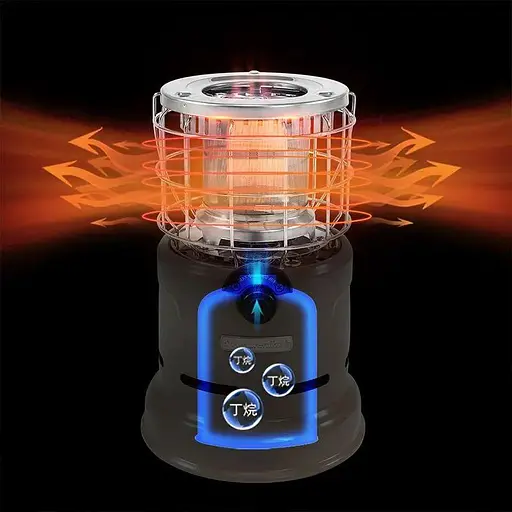 Туристическая газовая горелка-обогреватель Naturehike CNH22CJ014 (Бежевый) - фото 4