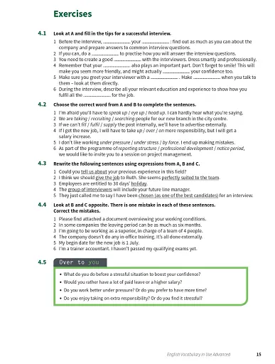 English Vocabulary in Use: Advanced Book with Answers. Vocabulary Reference and Practice (3rd Edition) - фото 11