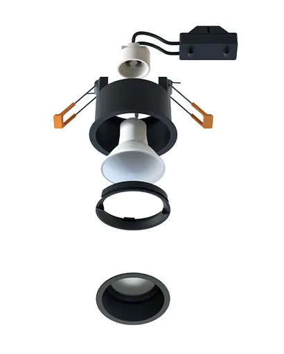 Точковий світильник Nowodvorski 10789 Cup GU10 1x10W IP20 чорний - фото 6