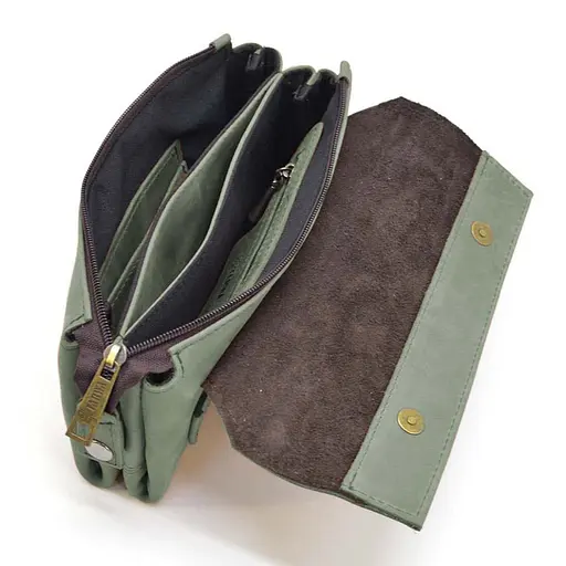 Клатч мужской кожаный TARWA 23.5х14.5х4 см sum0028415 - фото 7