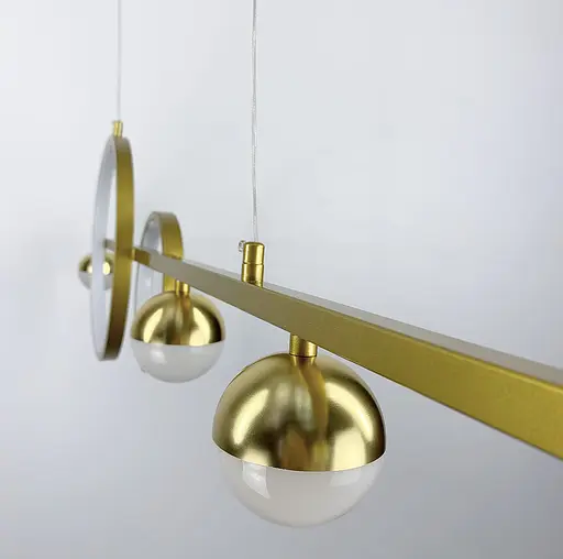 Яскрава підвісна видовжена люстра Line.F Довжина 120 см - фото 2