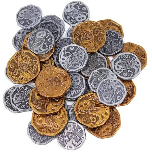 Аксесуар IELLO Металеві монети для гри Хора. Розквіт імперії укр. (51863)