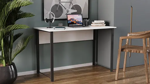 Комп'ютерний стіл Ferrum-decor Курт 75x120x60 чорний ДСП Білий 16мм (FRD-102026) - фото 3