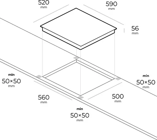 Варильна поверхня Siguro SGR-HB-I230B (індукція) - фото 7