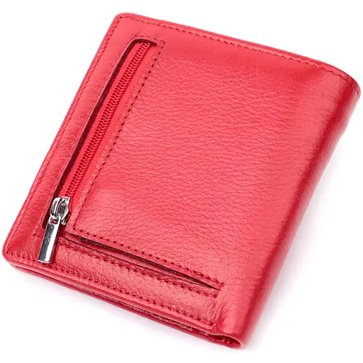 Кожаный женский кошелек ST Leather 9.5х10.5х1.5 см acs0028376 - фото 2