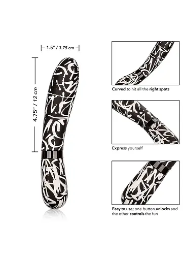 Вібратор CalExotics Hype Wand 12 см (мульті) - фото 9