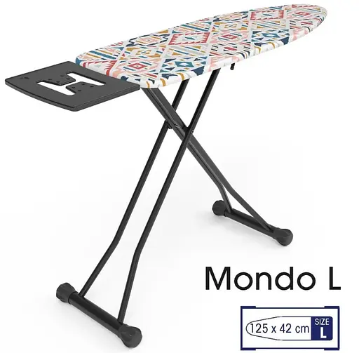 Дошка для прасування Casa Si Mondo L 125x42 Grey/Kaleidoscope (CS93570L342) - фото 2