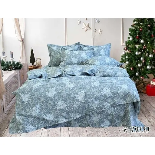Комплект постільної білизни TAG Tekstil Євро 000210561 (R-T9133)