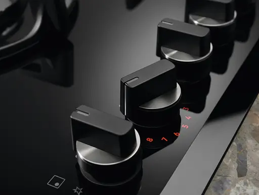 Варочная поверхность газовая на стекле Electrolux 60 см чугун электронное управление Hob2Hood черный - фото 10