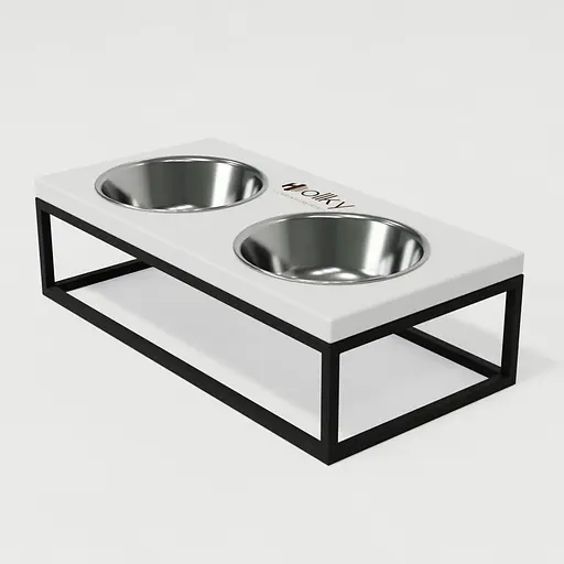 Hollky Base M — миски на підставці для середніх собак та великих котів (2 × 0,95 л) - фото 7