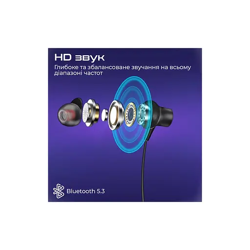 Наушники Promate Leap Black (leap.black) - фото 3