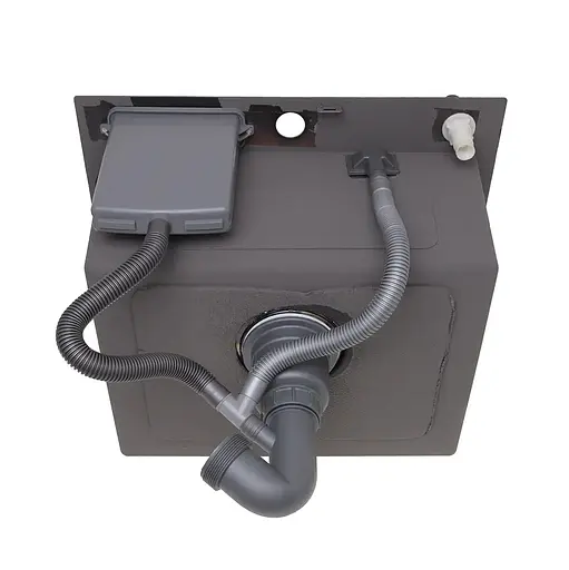 Кухонна мийка накладна 1.5 мм із нержавіючої сталі 45 см Nett NS-5245, Нержавіюча сталь - фото 10