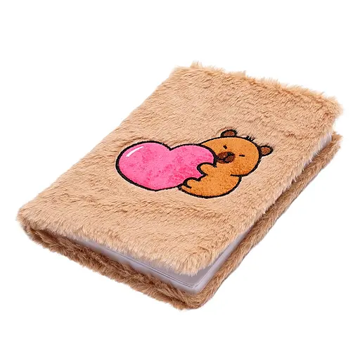 Блокнот плюшевый ZiBi Kids Line Capybara 9 А5 80 листов в клетку, дизайн в ассортименте (ZB.700023) - фото 2