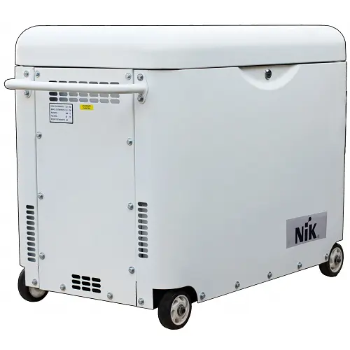 Генератор NiK DG7500 (6,5 кВт), 3 фазы (380 В)/1 фаза (220 В)