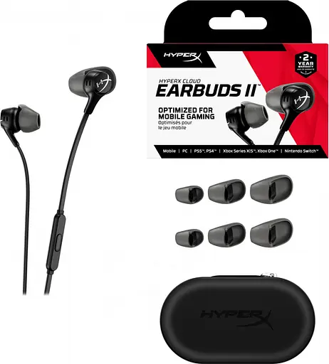 Наушники HyperX Cloud Earbuds II Black (70N24AA) - фото 6