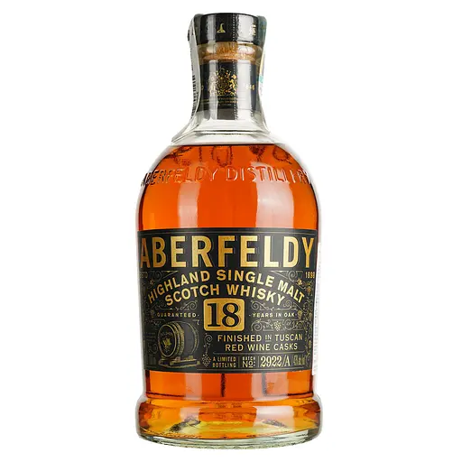 Віскі Aberfeldy Bolgheri 18 Year Old 43% 0.7 л в подарунковій упаковці - фото 2