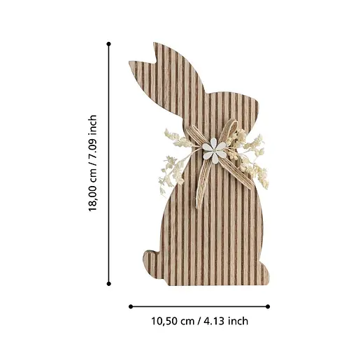 Декоративний об'єкт Заєць В-180 BALMAHA - фото 2